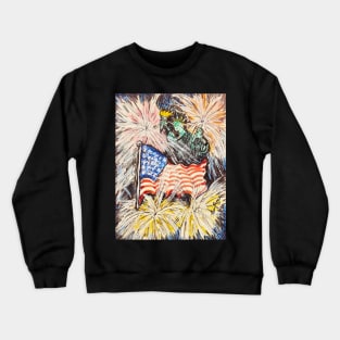 Macy’s 4th of July Fireworks Statue of Liberty Crewneck Sweatshirt